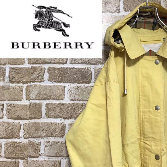 BURBERRY(バーバリー)の【バーバリー】コットンジップアップジャケット ノバチェック イエローウィメンズ レディースのジャケット/アウター(その他)の商品写真