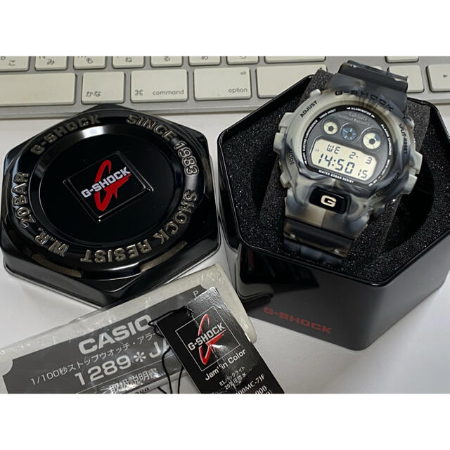 G-SHOCK/ジャミンカラー/迷彩/カモ/マーブル/三ツ目/限定/グレー/箱付