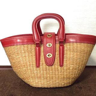 コーチ(COACH)の専用☆coachカゴバック(かごバッグ/ストローバッグ)