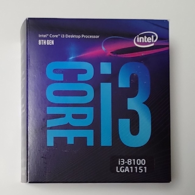 intel Core i3-8100 4core