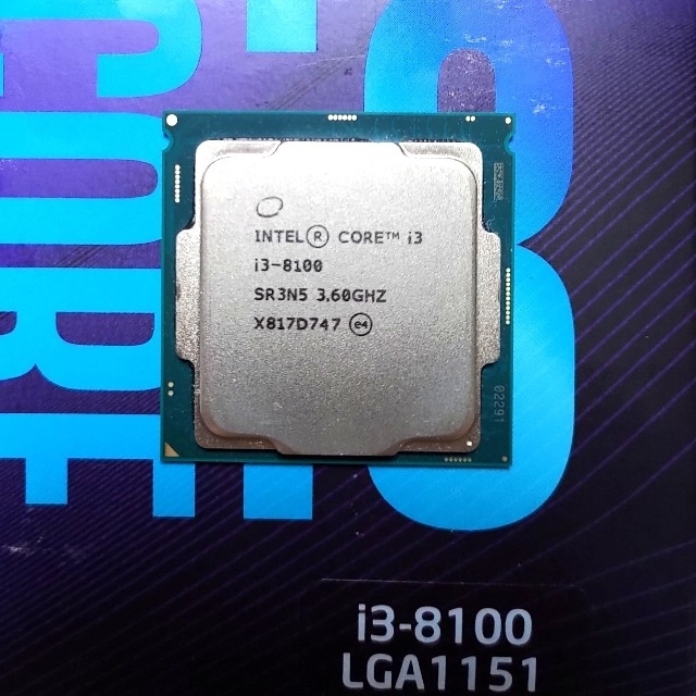 intel Core i3-8100 4core