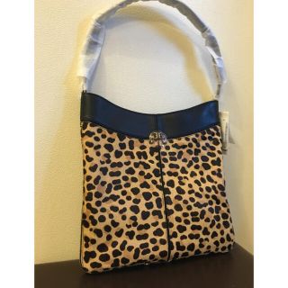 トリーバーチ(Tory Burch)の💕新品💕トリーバーチ　ハラコ豹柄ショルダーバッグ(ショルダーバッグ)