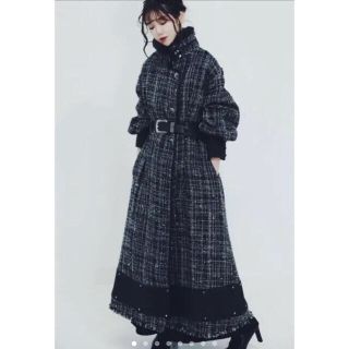 新品♡ AMERI　完売品　シャギーコート　インスタ掲載　グレー　M