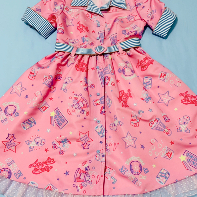 レディースAngelic Pretty Neon Star Diner ワンピース　ピンク