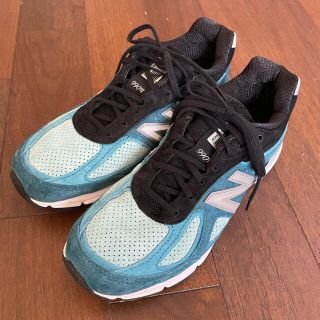 ニューバランス(New Balance)のニューバランス990v4 青　blue(スニーカー)