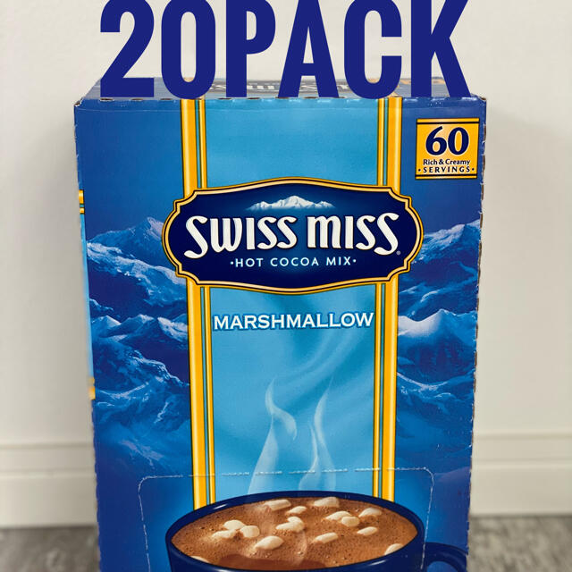 コストコ(コストコ)のコストコ　SWISS MISSココア(マシュマロ入り)20パック 食品/飲料/酒の飲料(ソフトドリンク)の商品写真