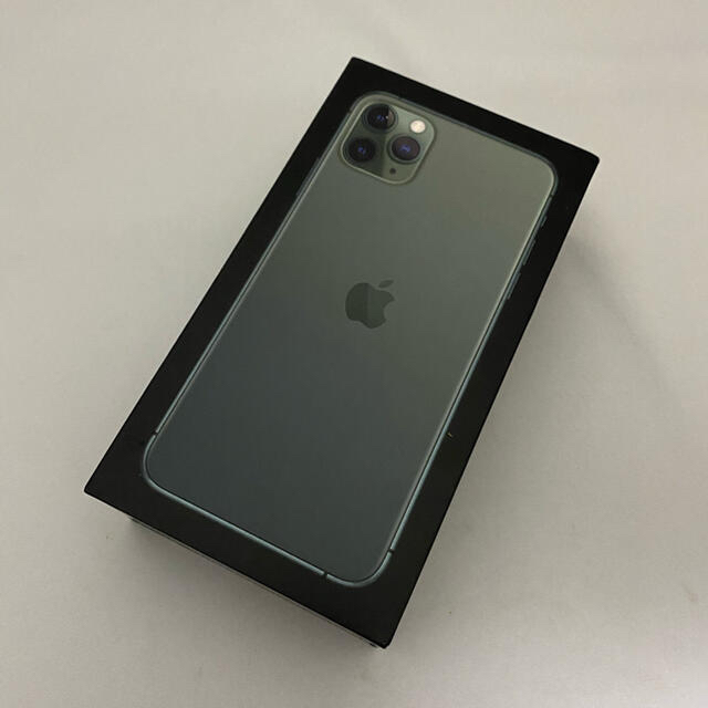 Apple(アップル)のiPhone 11 Pro Max 256GB ミッドナイトグリーン 空箱  スマホ/家電/カメラのスマートフォン/携帯電話(その他)の商品写真