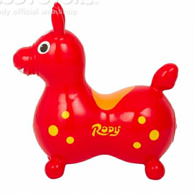 Rody(ロディ)の☆新品訳あり Rody 乗用ロディ (茶目 レッド) キッズ/ベビー/マタニティのおもちゃ(知育玩具)の商品写真