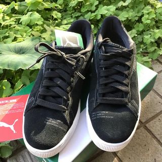 プーマ(PUMA)のプーマ・本革スウェードスニーカー25.5㎝黒(スニーカー)