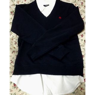 ポロラルフローレン(POLO RALPH LAUREN)の[バラ可]シャツ＆薄手綿セーター POLO RALPH LAUREN(シャツ)