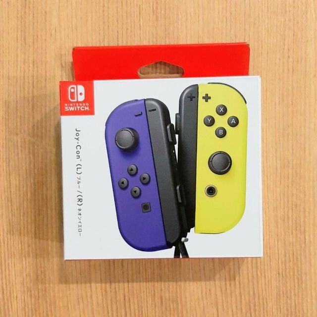 Nintendo Switch(ニンテンドースイッチ)のSwitch ジョイコン Joy-Con ブルー/ネオンイエロー エンタメ/ホビーのゲームソフト/ゲーム機本体(その他)の商品写真