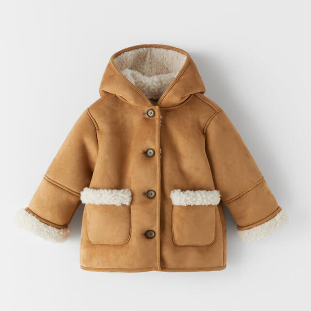 ZARA KIDS - 新品未使用!タグ付き ZARA ベビー ムートンコートの通販 ...