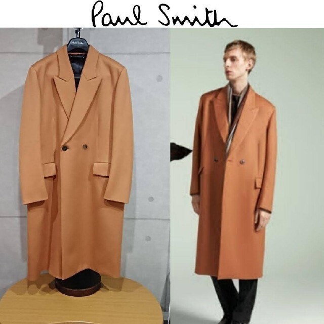 Paul Smith(ポールスミス)のポールスミス パリ・コレクション ダブルブレスト チェスターコート メンズのジャケット/アウター(チェスターコート)の商品写真