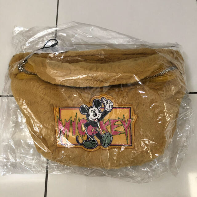 disney mickey コラボバッグ もこもこファー 限定完売カラー