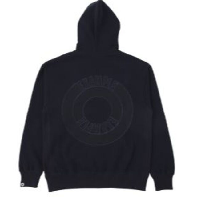 EXAMPLEオンラインカラー【美品/EXAMPLE】ROUND LOGO SAME COLOR HOODIE