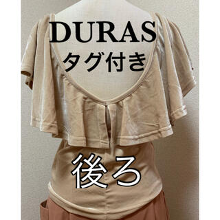 デュラス(DURAS)のDURAS タグ付き　ベロア　セクシートップス(カットソー(半袖/袖なし))