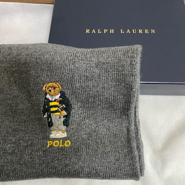 POLO RALPH LAUREN(ポロラルフローレン)のPolo Ralph Lauren ポロベア刺繍 マフラー メンズのファッション小物(マフラー)の商品写真