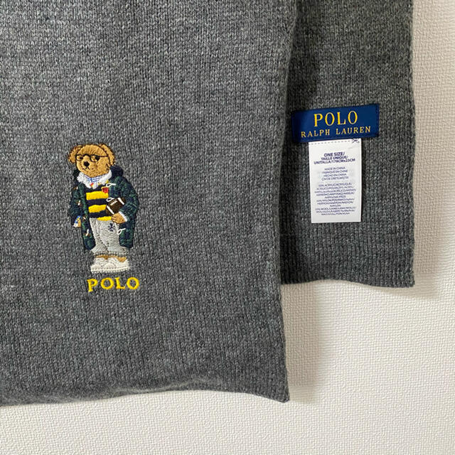 POLO RALPH LAUREN(ポロラルフローレン)のPolo Ralph Lauren ポロベア刺繍 マフラー メンズのファッション小物(マフラー)の商品写真