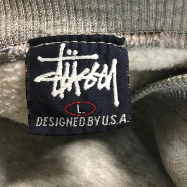 STUSSY(ステューシー)の当時物　レア　立体バックプリント　トレーナー　今が買いのステューシー！　激安！ メンズのトップス(スウェット)の商品写真