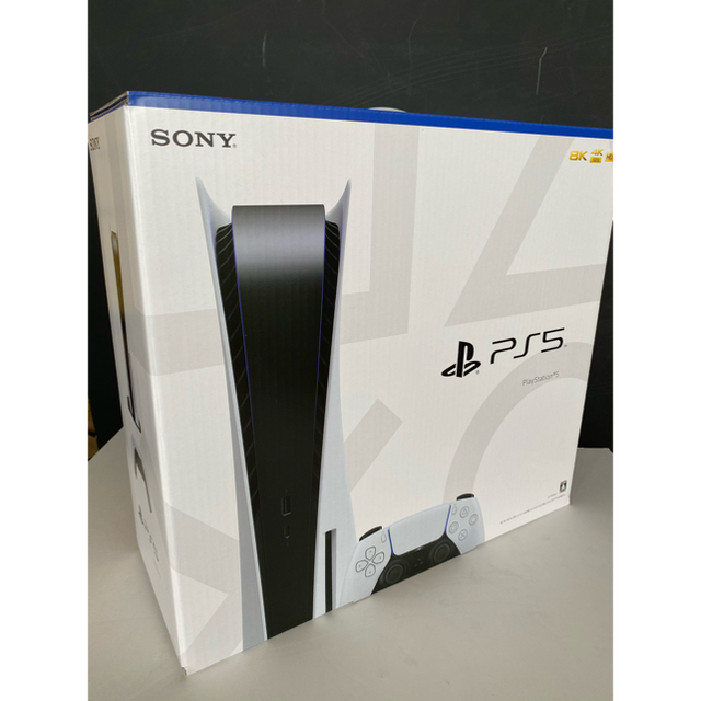 PlayStation(プレイステーション)のPlayStation5 ディスクドライブ版　PS5　CFI-1000A01 エンタメ/ホビーのゲームソフト/ゲーム機本体(家庭用ゲーム機本体)の商品写真