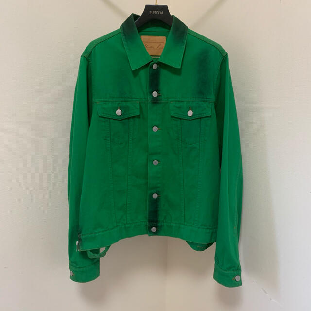 メンズmartine rose green denim jacket