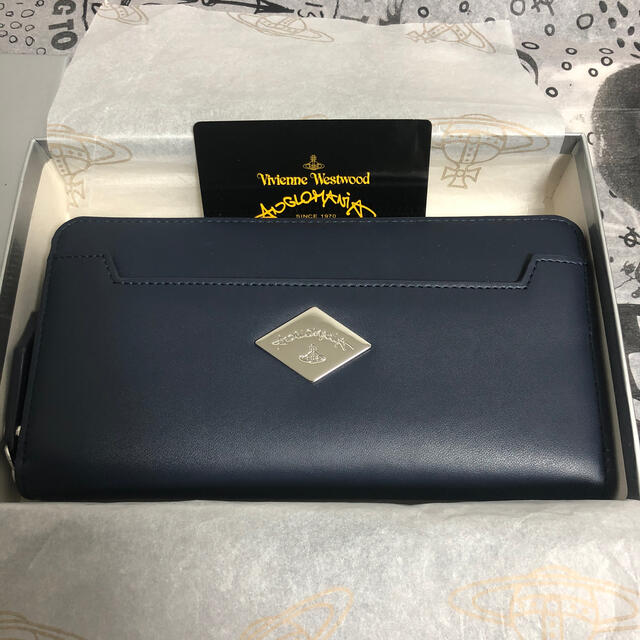 新品未使用品 アングロマニア 長財布 レザー ロゴ入り balibronze.com