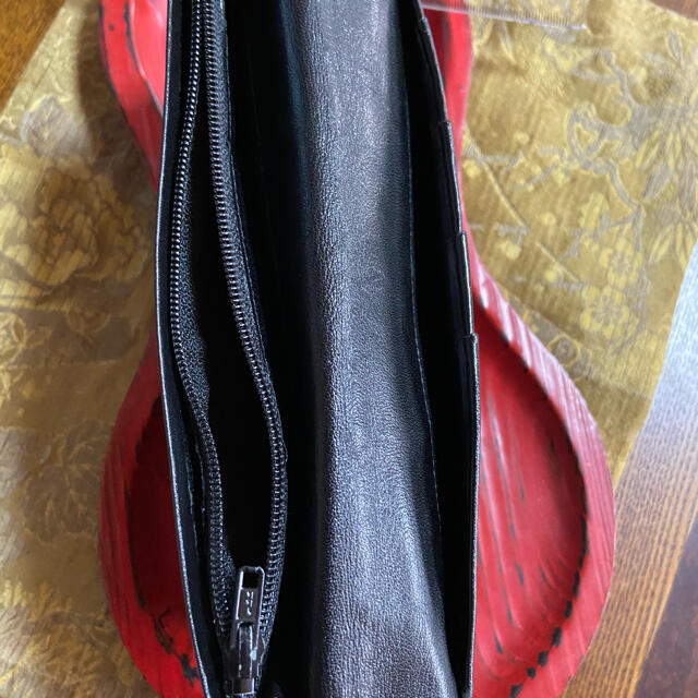 蛇革長財布、ニシキヘビの革、本物サイフ  メンズのファッション小物(長財布)の商品写真