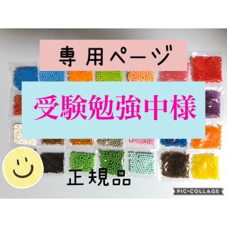 エポック(EPOCH)のアクアビーズ☆100個入り×3袋（受験勉強中様専用）(知育玩具)