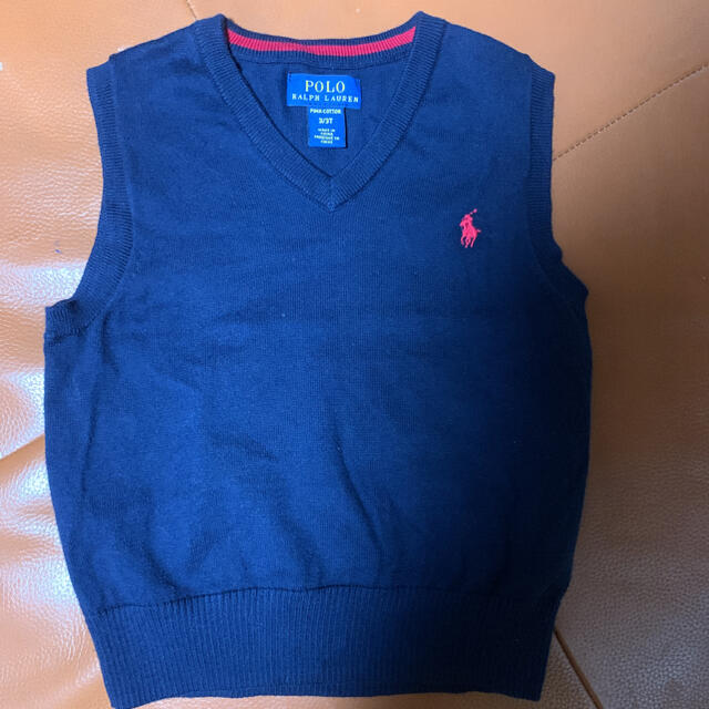 Ralph Lauren(ラルフローレン)のラルフローレン ニットベスト 100㎝ キッズ/ベビー/マタニティのキッズ服男の子用(90cm~)(ニット)の商品写真