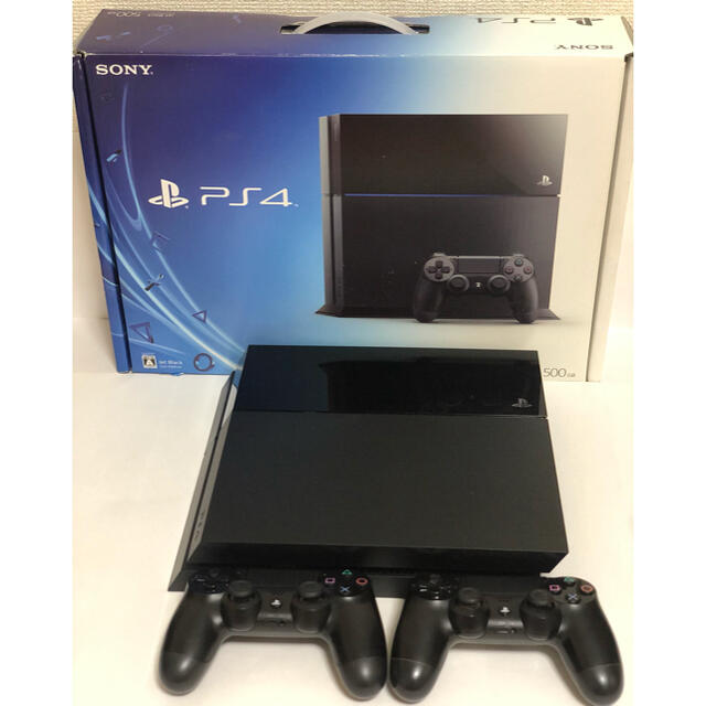 【美品ソフト付き】PlayStation4 本体 CUH-1100AB01