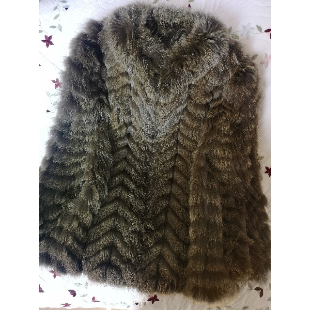 新しいブランド ジョセフィーヌ　高級毛皮コート　ブルーフォックス 毛皮+ファーコート