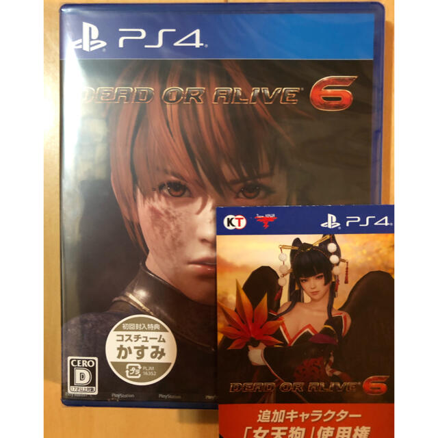 未開封 PS4 DEAD OR ALIVE 6 特典付 かすみ 女天狗 DOA6