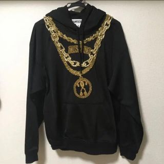 エイチアンドエム(H&M)の美品☆ H&M×MOSCHINO モスキーノ　コラボパーカー　S(パーカー)