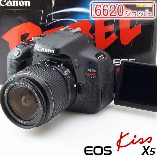 キヤノン(Canon)の6620ショット★CANON Kiss X5 アメリカ輸出版 REBEL T3i(デジタル一眼)