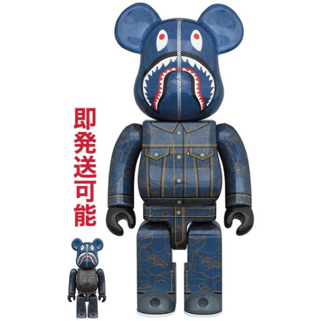 BE@RBRICK BAPE®︎ x Levi’s®︎ 100% & 400%フィギュア