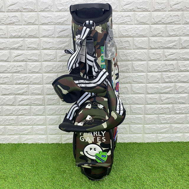 新品 正規品 パーリーゲイツ 限定 ワッペンカモ柄 スタンド 新品 正規品 パーリーゲイツ 限定 ワッペンカモ柄 スタンド