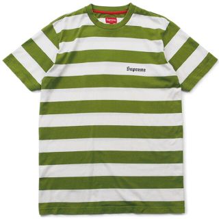 シュプリーム(Supreme)のsupreme old english striped top shirt(Tシャツ/カットソー(半袖/袖なし))