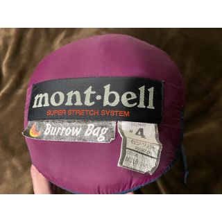 モンベル(mont bell)のモンベル 寝袋 mont-bell burrow bag #4 右ジッパー(寝袋/寝具)