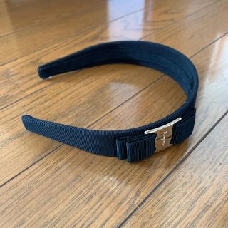 サルヴァトーレフェラガモ(Salvatore Ferragamo)の正規品 Ferragamo フェラガモ  カチューシャ BLACK(カチューシャ)