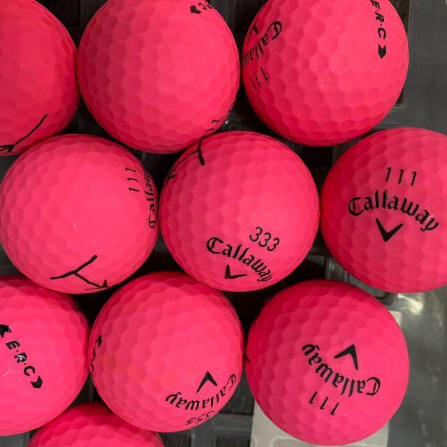 Callaway(キャロウェイ)の☆ロストボール　キャロウェイ ERC ボールドピンク 12球 A スポーツ/アウトドアのゴルフ(その他)の商品写真