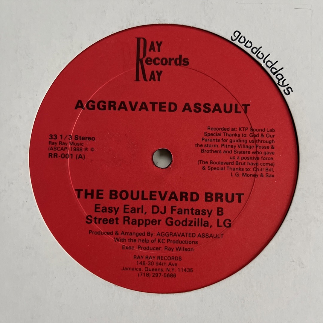 Aggravated Assault - The Boulevard Brut