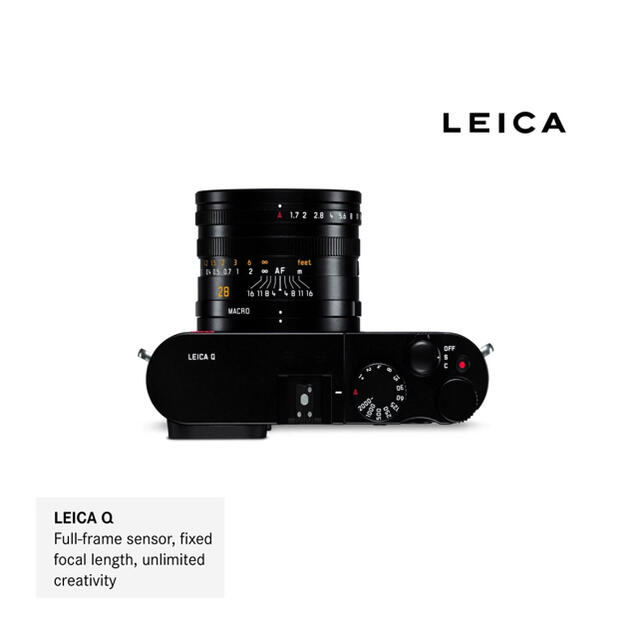 LEICA Q Typ116 black anodized finish