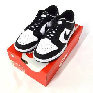 ナイキ(NIKE)の NIKE DUNK LOW RETRO WHITE BLACK 27cm(スニーカー)