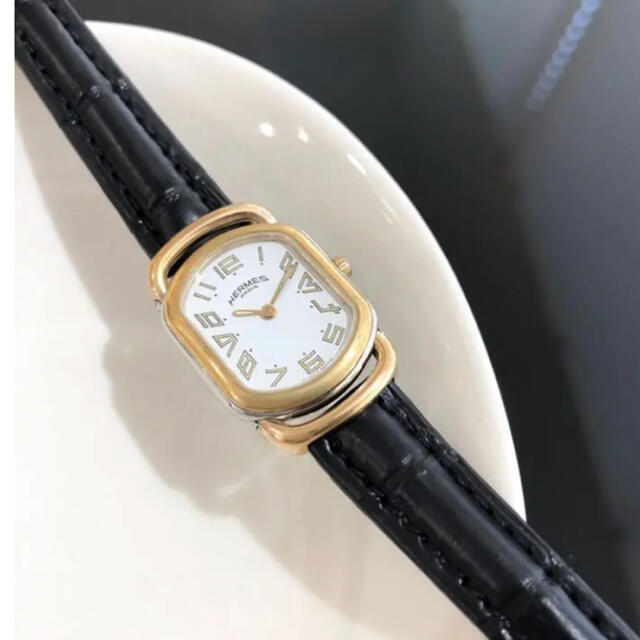 Hermes(エルメス)のHERMES ラリーコンビ　レディース時計 レディースのファッション小物(腕時計)の商品写真
