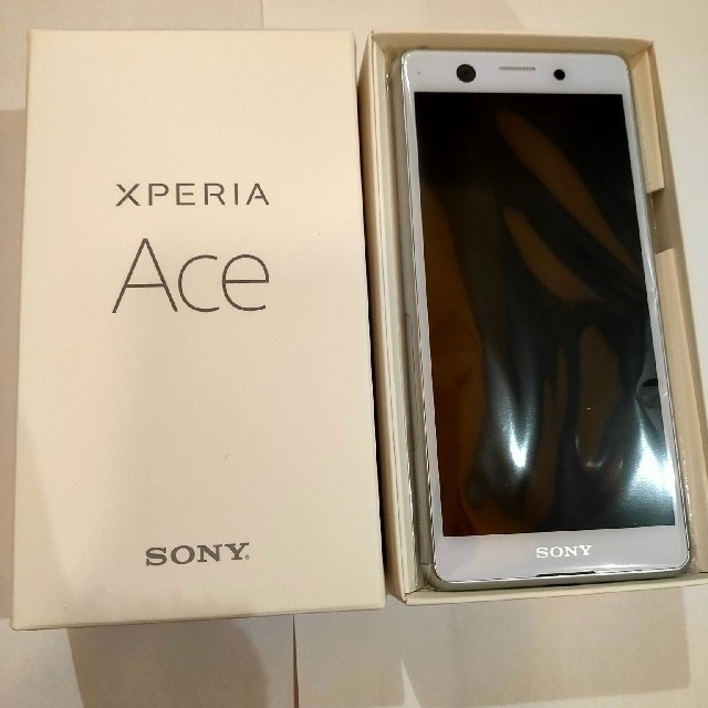 Xperia Ace White エクスペリア エース ホワイトスマホ/家電/カメラ