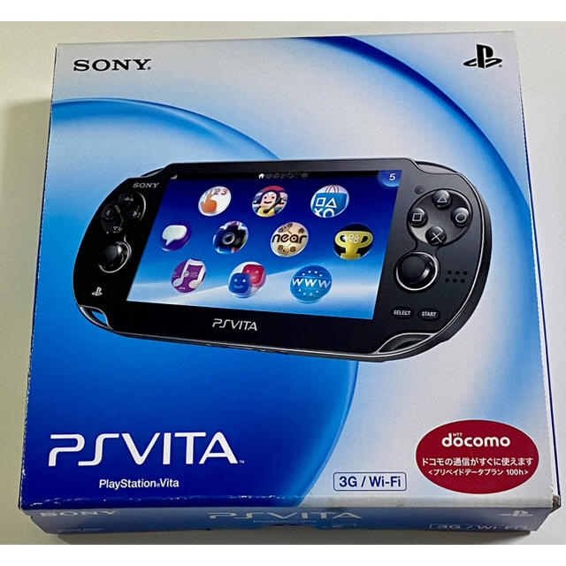 PlayStation Vita - PlayStation®Vita クリスタル・ブラック 3G/Wi-Fi ...