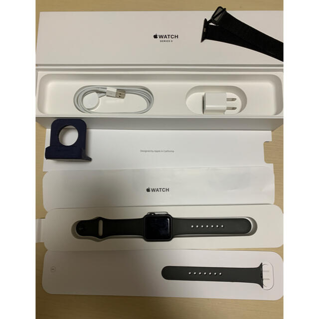 APPLE WATCH3 38 SGAL BK130-200 201709