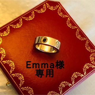 カルティエ(Cartier)の★Emma様専用★【正規品】カルティエ⭐︎ラブリング⭐︎１Ｐブラックサファイヤ(リング(指輪))