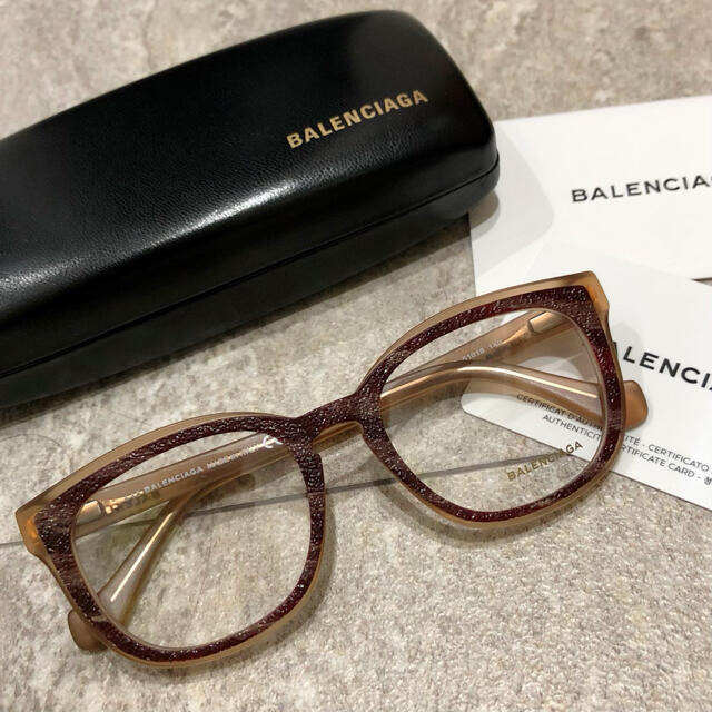 【レア☆】BALENCIAGA 伊達眼鏡 メガネ バレンシアガファッション小物