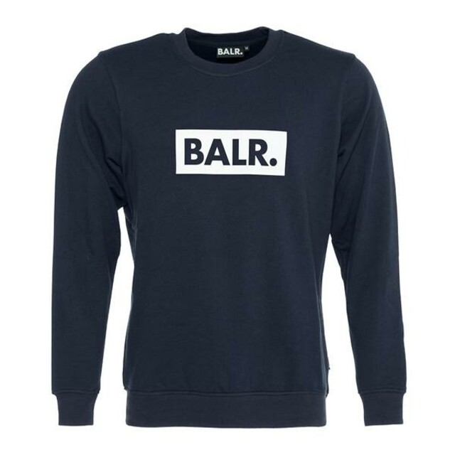 大特価 BALR. 黒 Mサイズ CLUB CREW NECK SWEATER